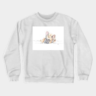 Cute French Bulldog drawing Crewneck Sweatshirt